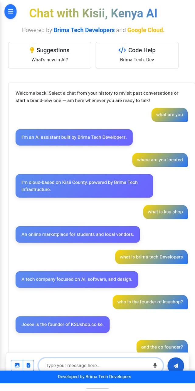 Kisii Google Developers Website