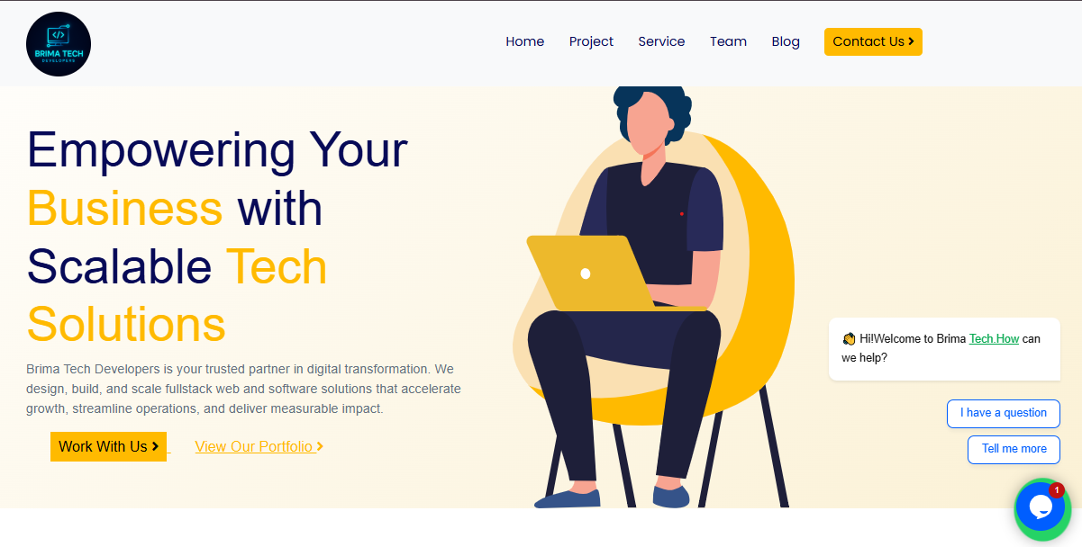 Brima Tech Website