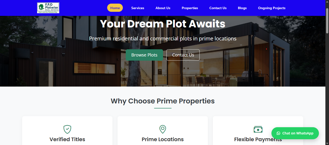 FFO Marketplace Website